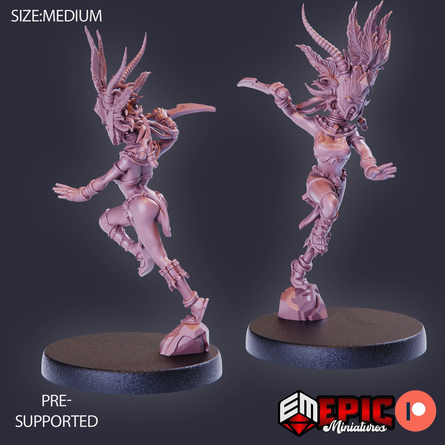 Cannibal Tribe (6 Variants) - Epic Miniatures
