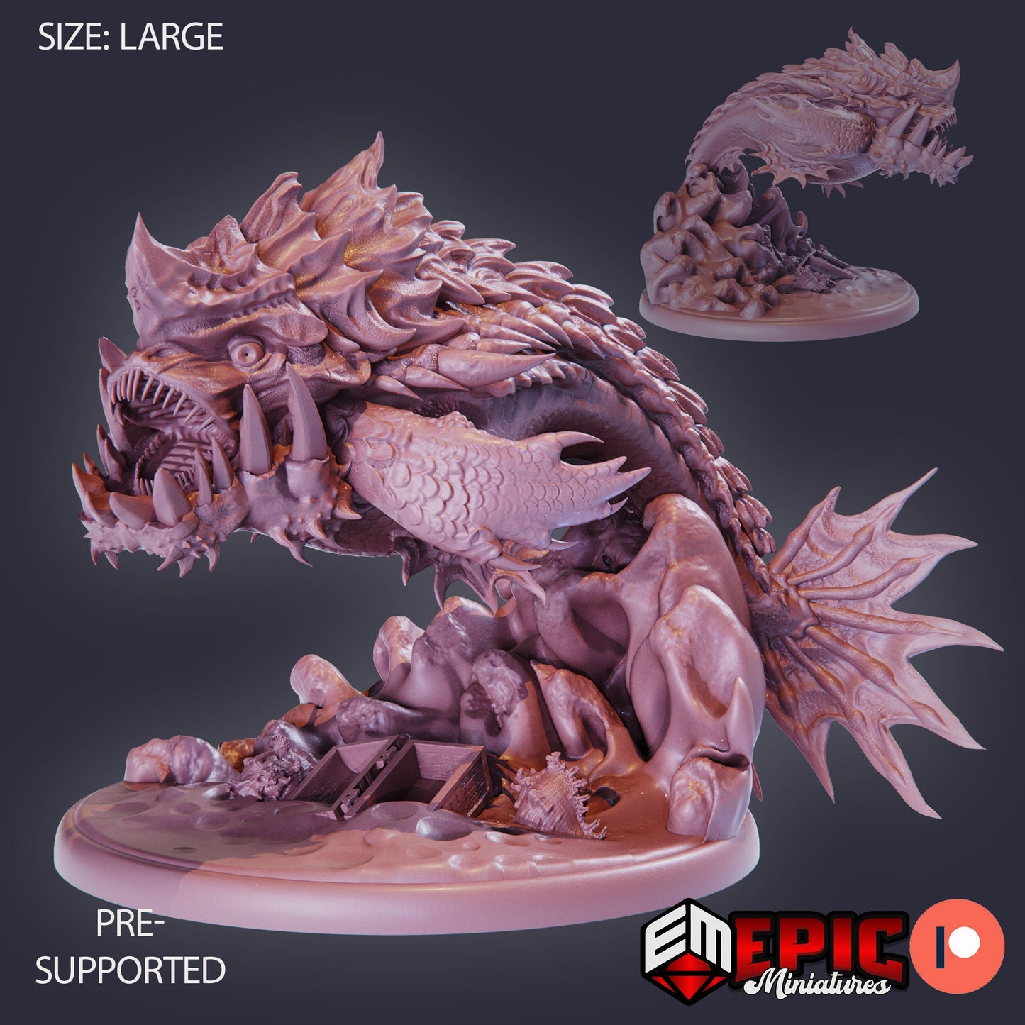 Giant Piranha (4 Variants Available) - Epic Miniatures