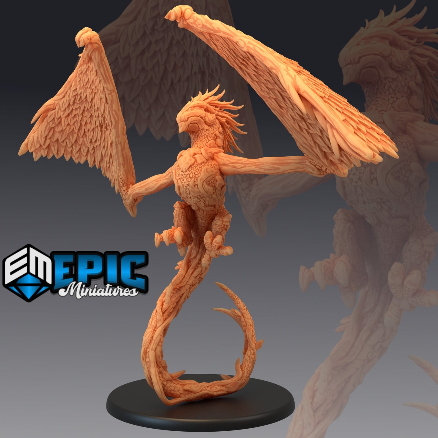 Wood Wyvern (3 Variants AVailable) - Epic Miniatures