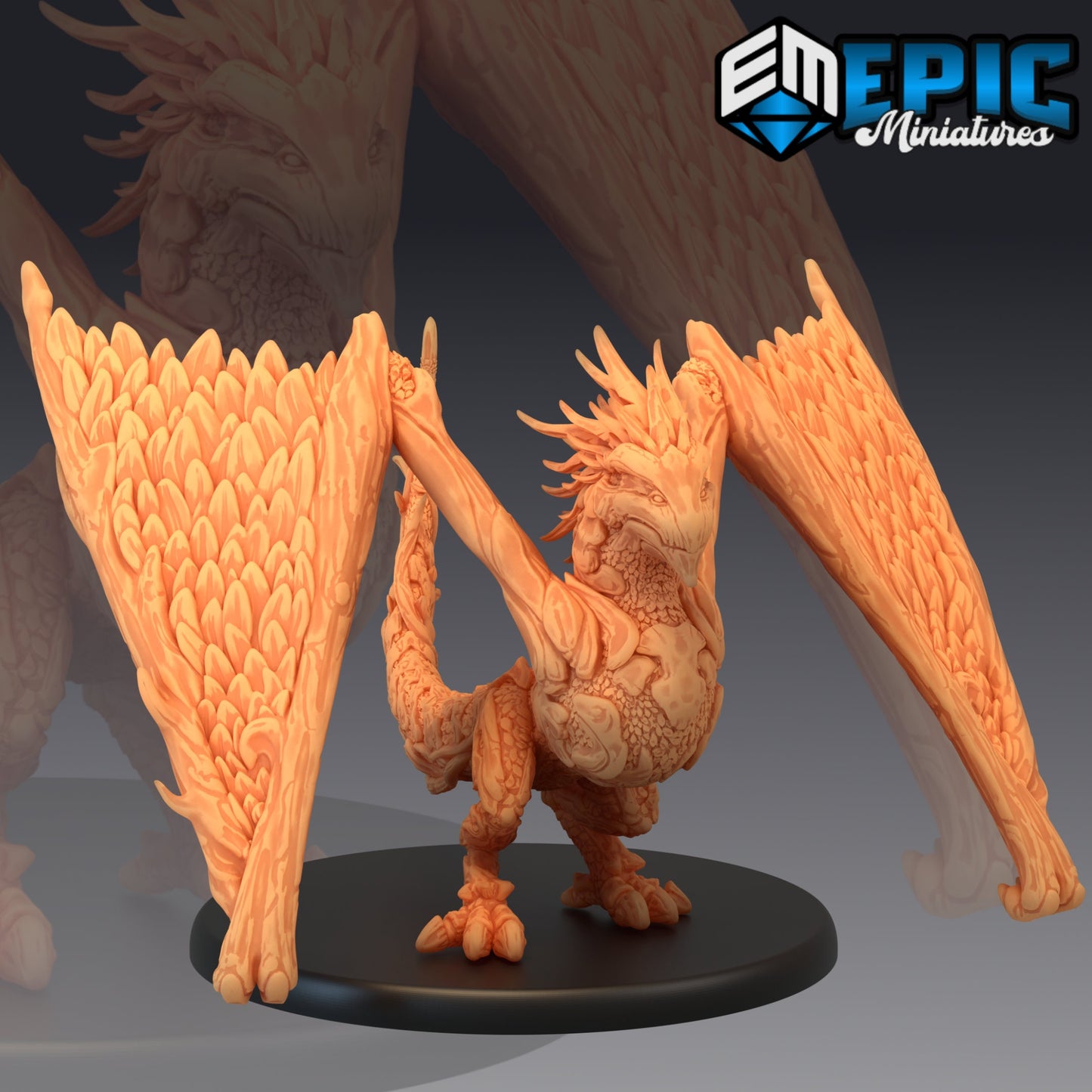 Wood Wyvern (3 Variants AVailable) - Epic Miniatures