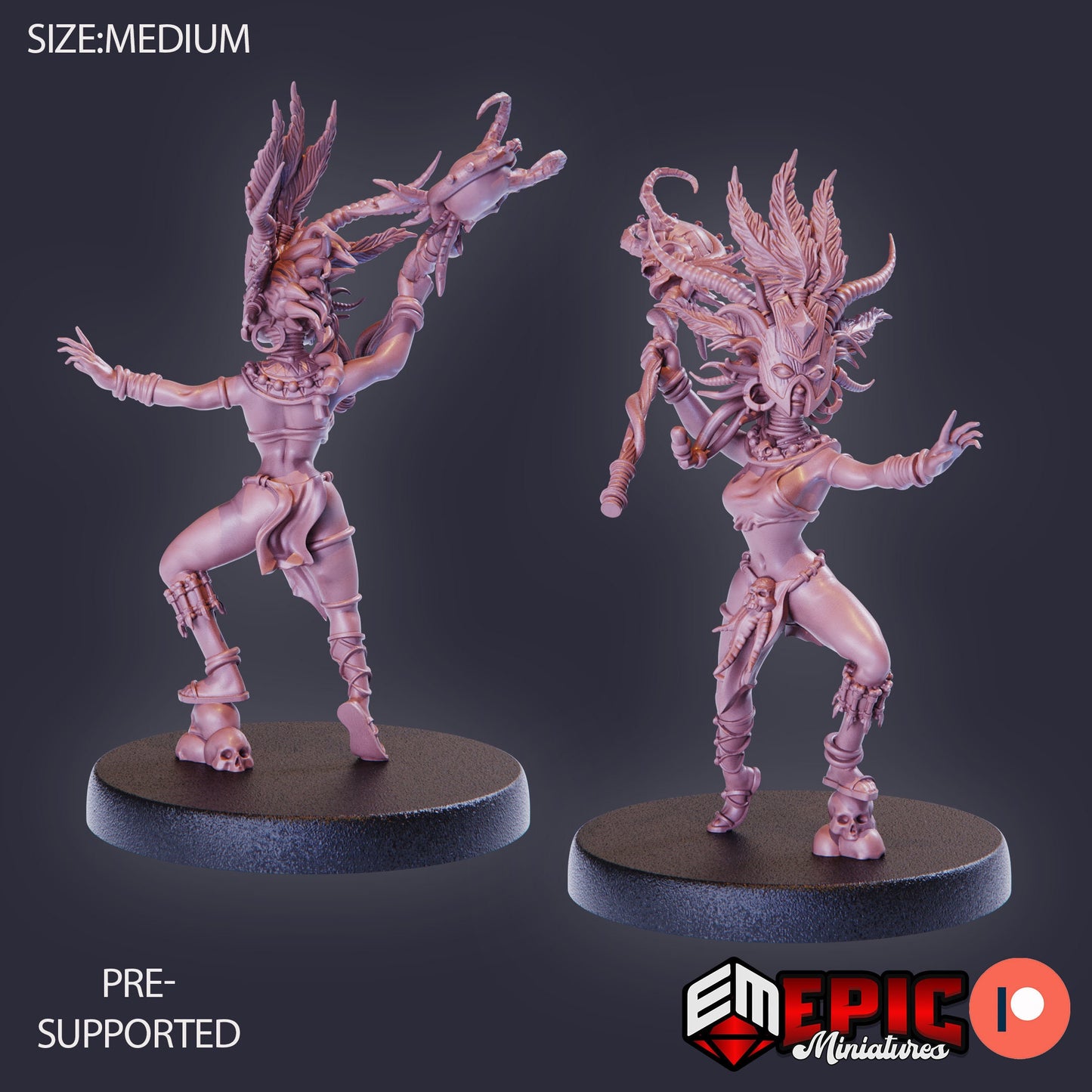 Cannibal Tribe (6 Variants) - Epic Miniatures