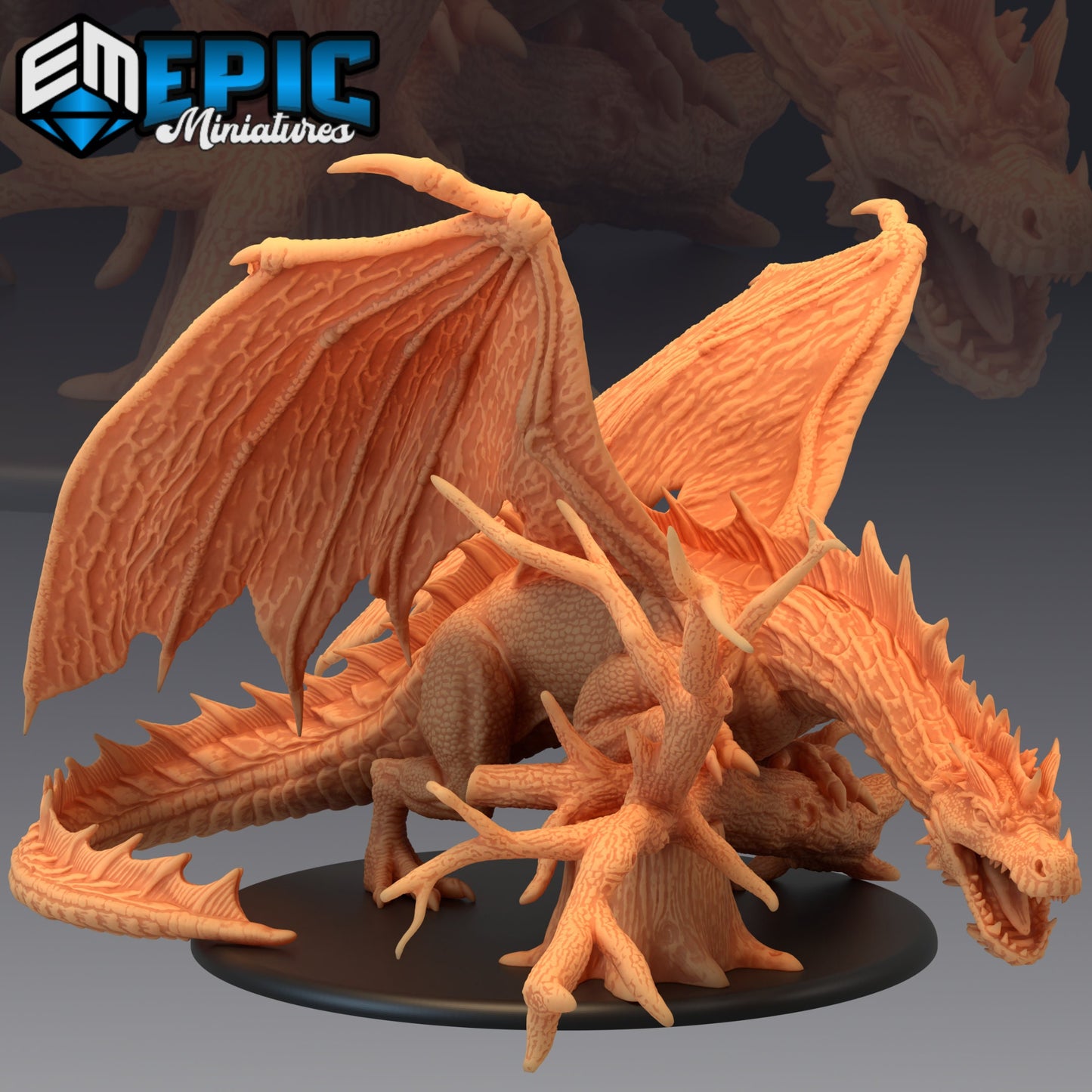 Green Dragon (3 Variants) - Epic Miniatures