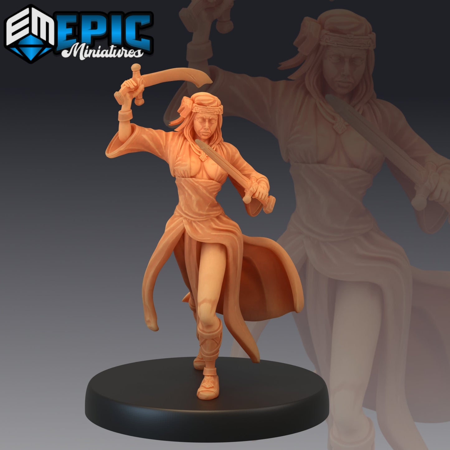 Vampire Hunter/Huntress (4 Variants) - Epic Miniatures