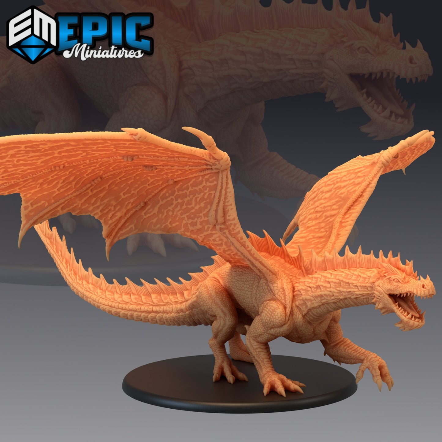 Green Dragon (3 Variants) - Epic Miniatures