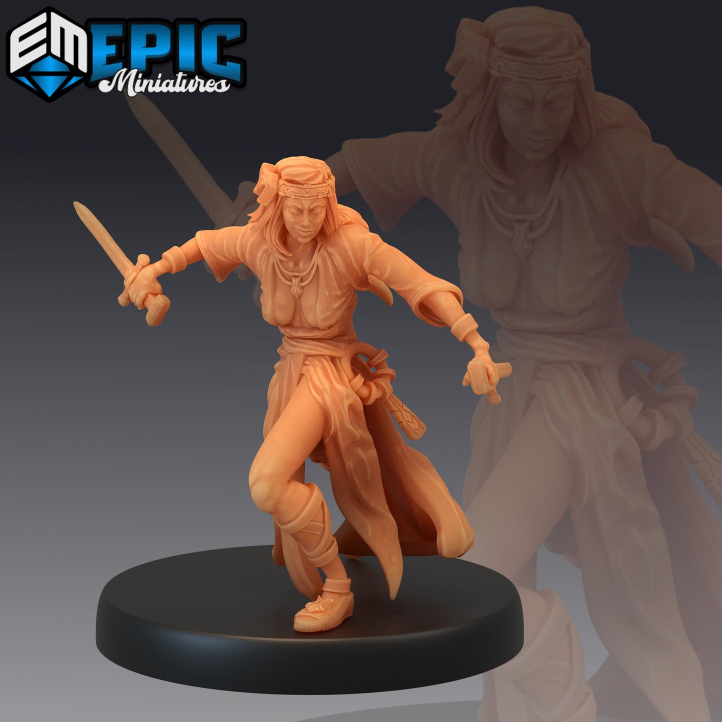 Vampire Hunter/Huntress (4 Variants) - Epic Miniatures