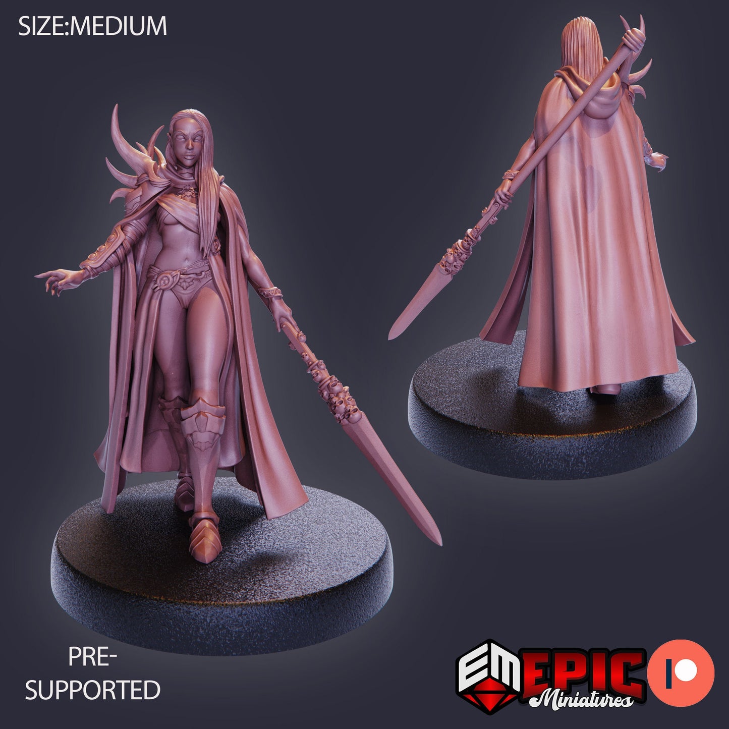Sadist Elf (3 Variants) - Epic Miniatures