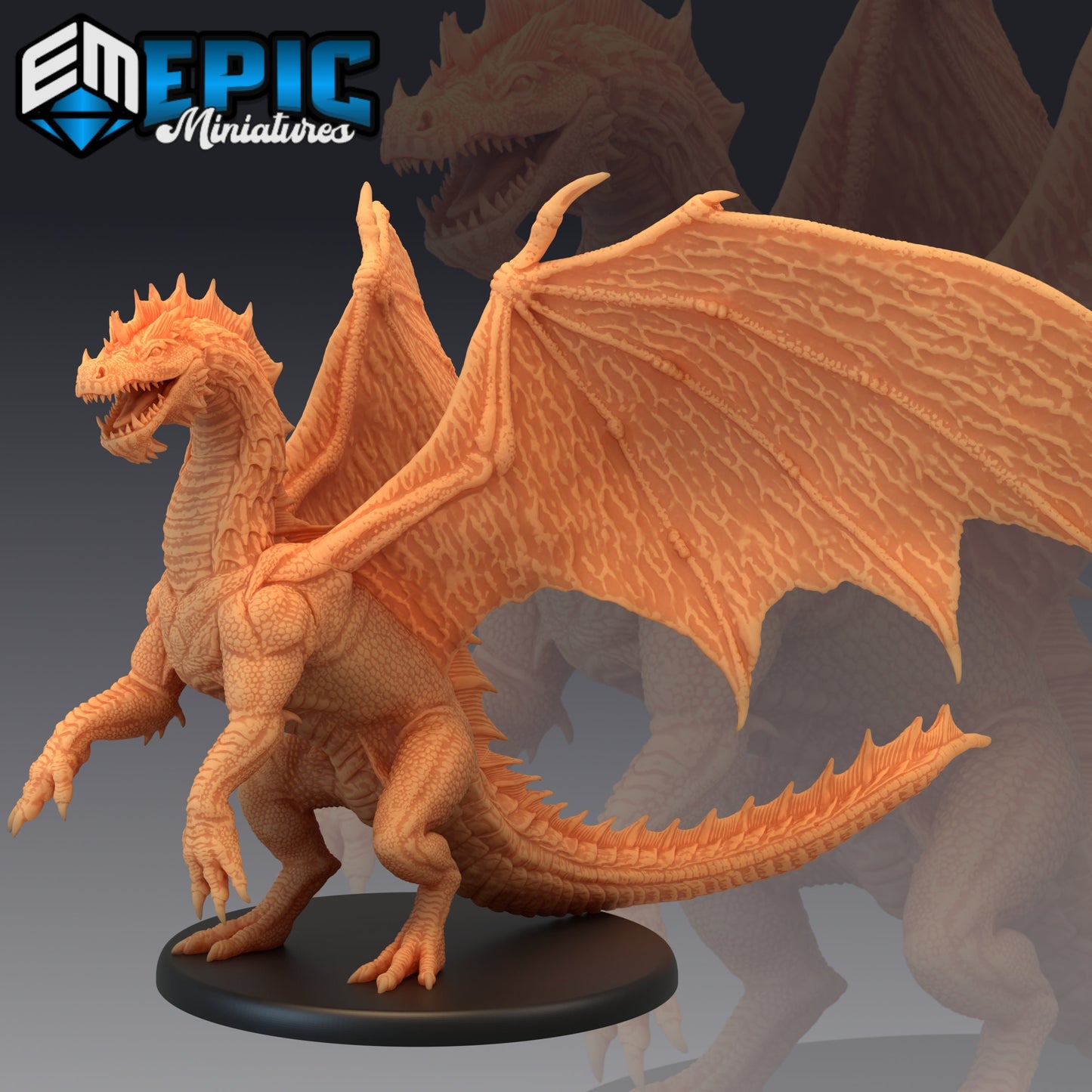 Green Dragon (3 Variants) - Epic Miniatures
