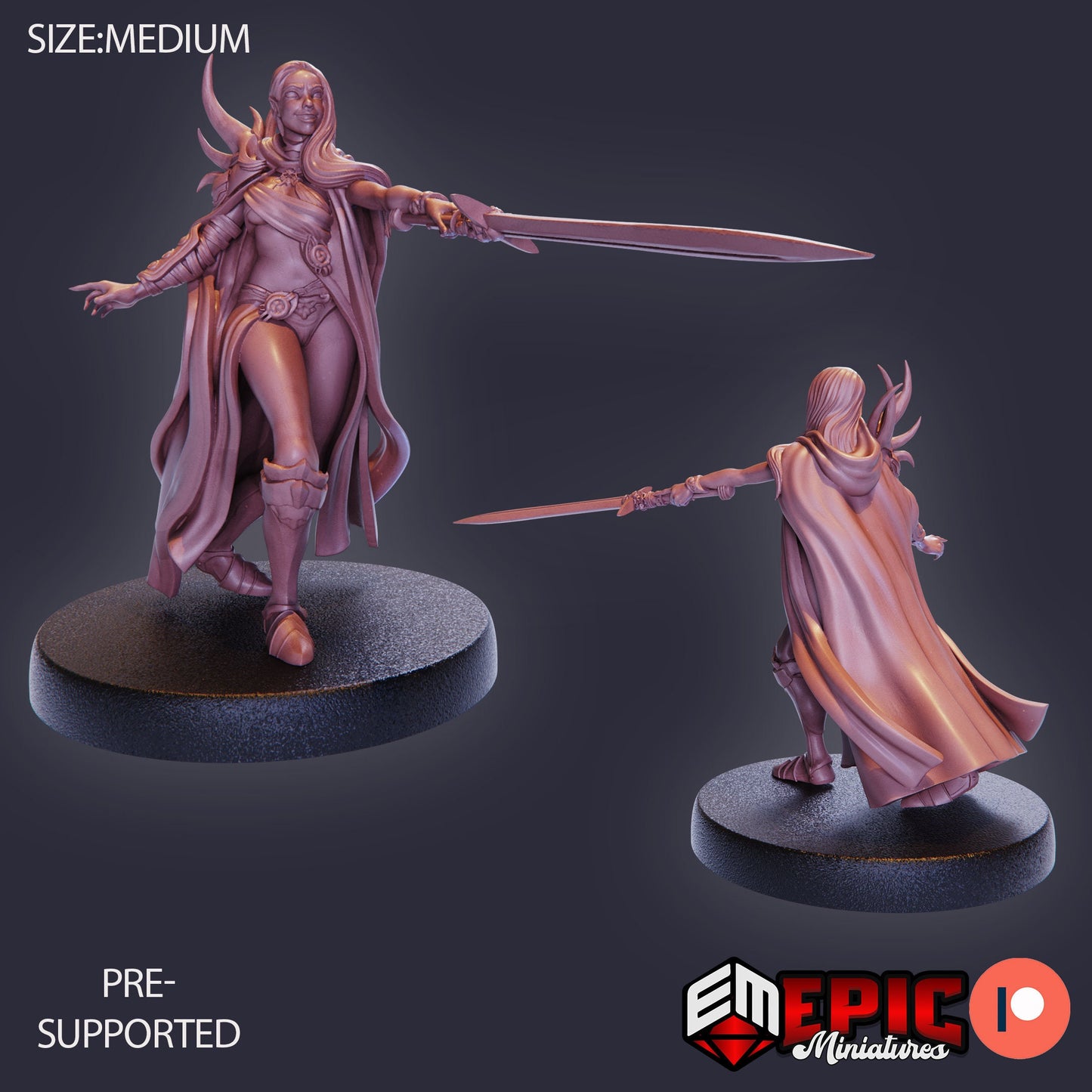 Sadist Elf (3 Variants) - Epic Miniatures