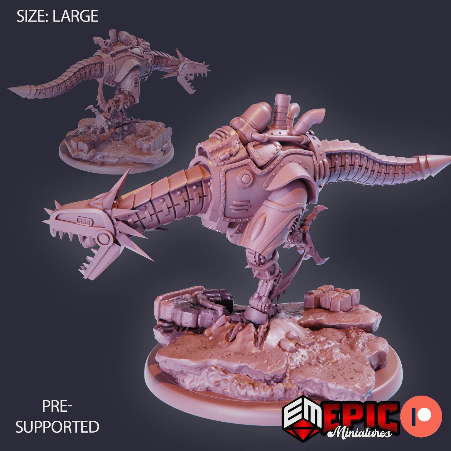 Iron Drake Tank (3 Variants) - Epic Miniatures