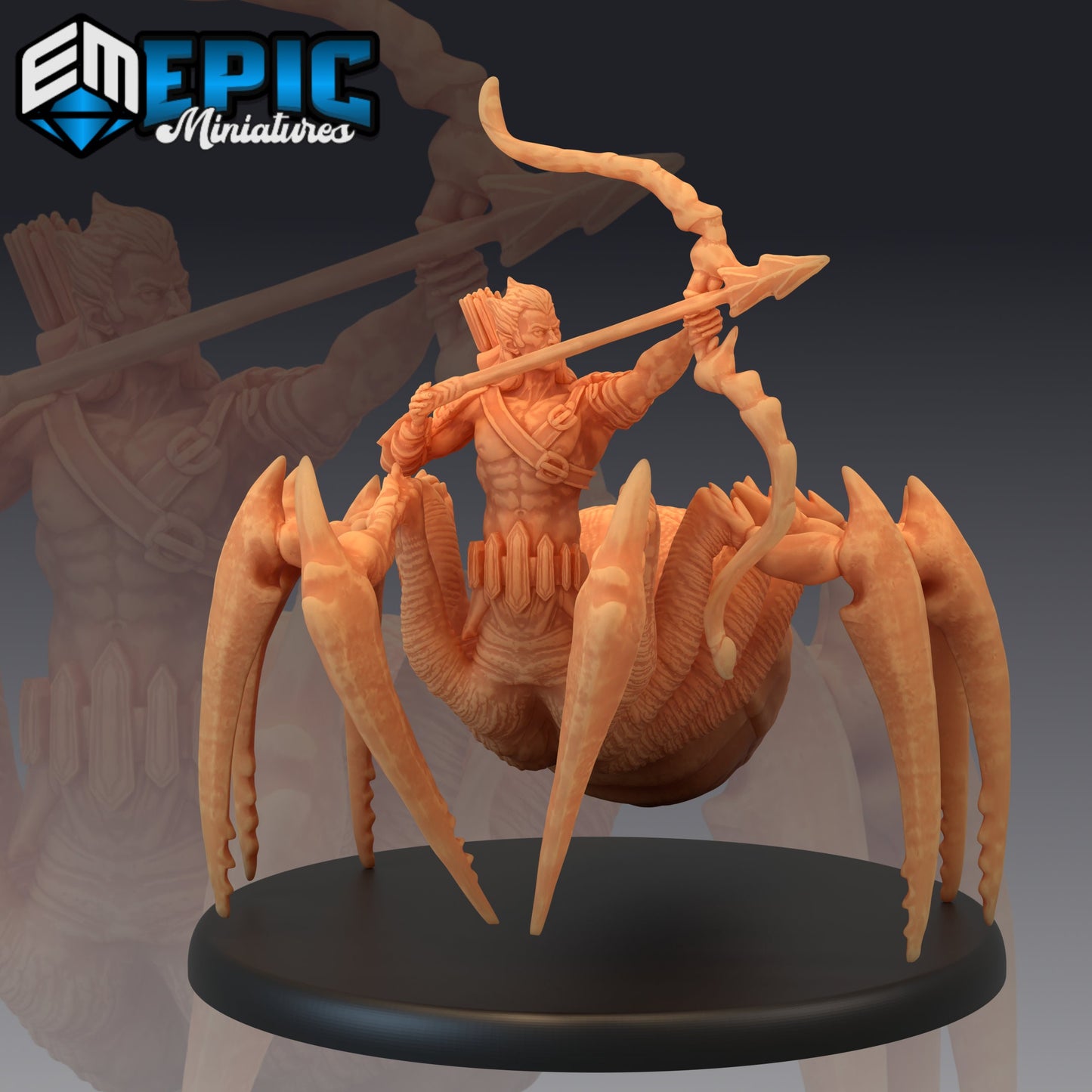 Dark Elf Spider, Set 1 (3 Variants Available) - Epic Miniatures