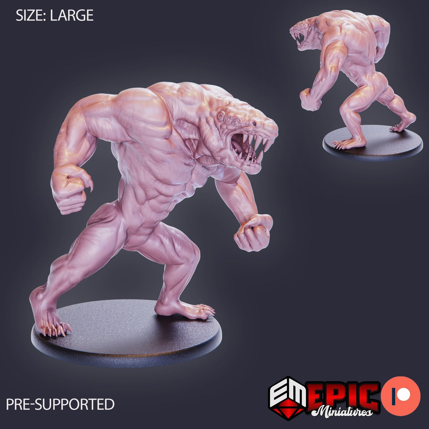 Gray Render (3 Variants Available) - Epic Miniatures