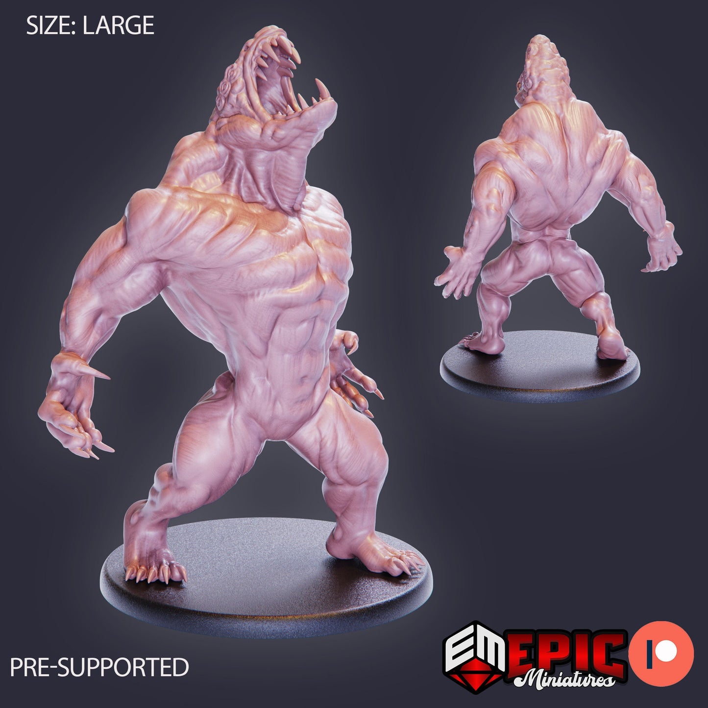 Gray Render (3 Variants Available) - Epic Miniatures
