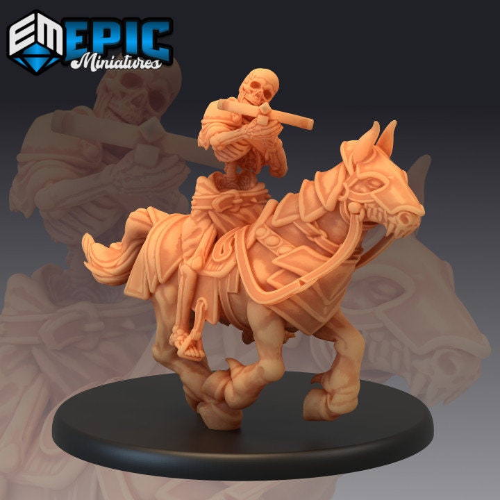 Skeleton Cavalry (5 Variants Available) - Epic Miniatures