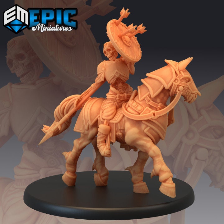 Skeleton Cavalry (5 Variants Available) - Epic Miniatures