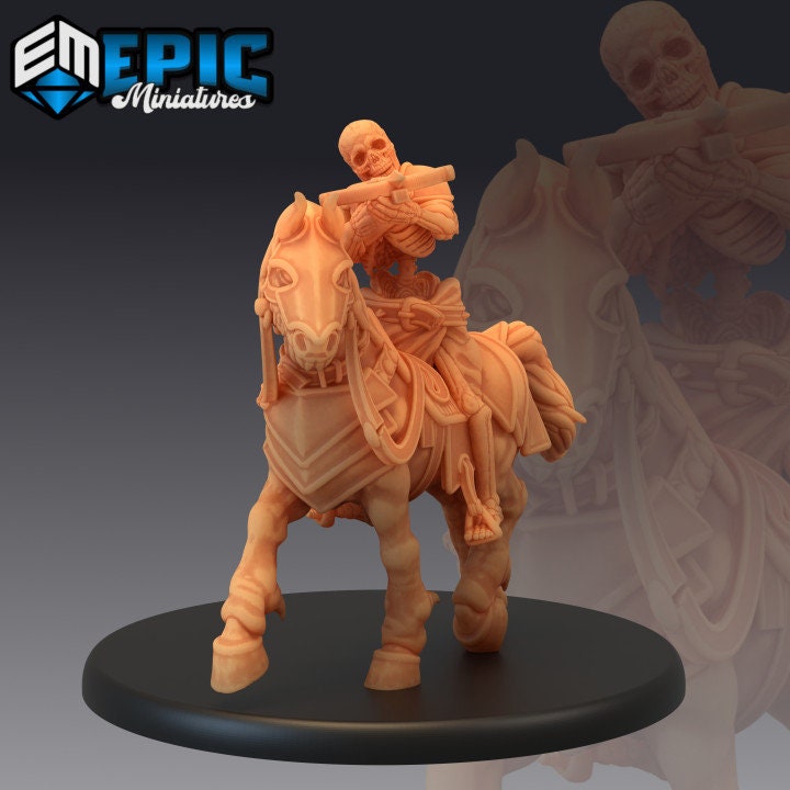 Skeleton Cavalry (5 Variants Available) - Epic Miniatures