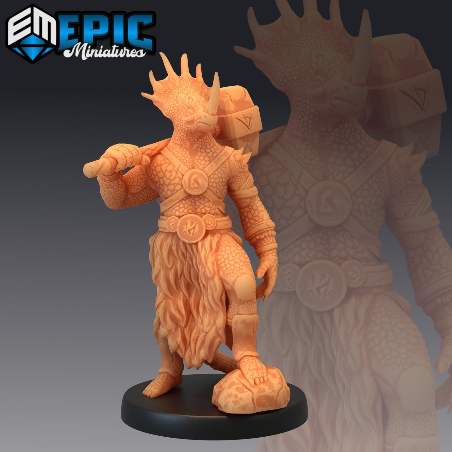 Dinosaur Tribe (3 Variants Available) - Epic Miniatures