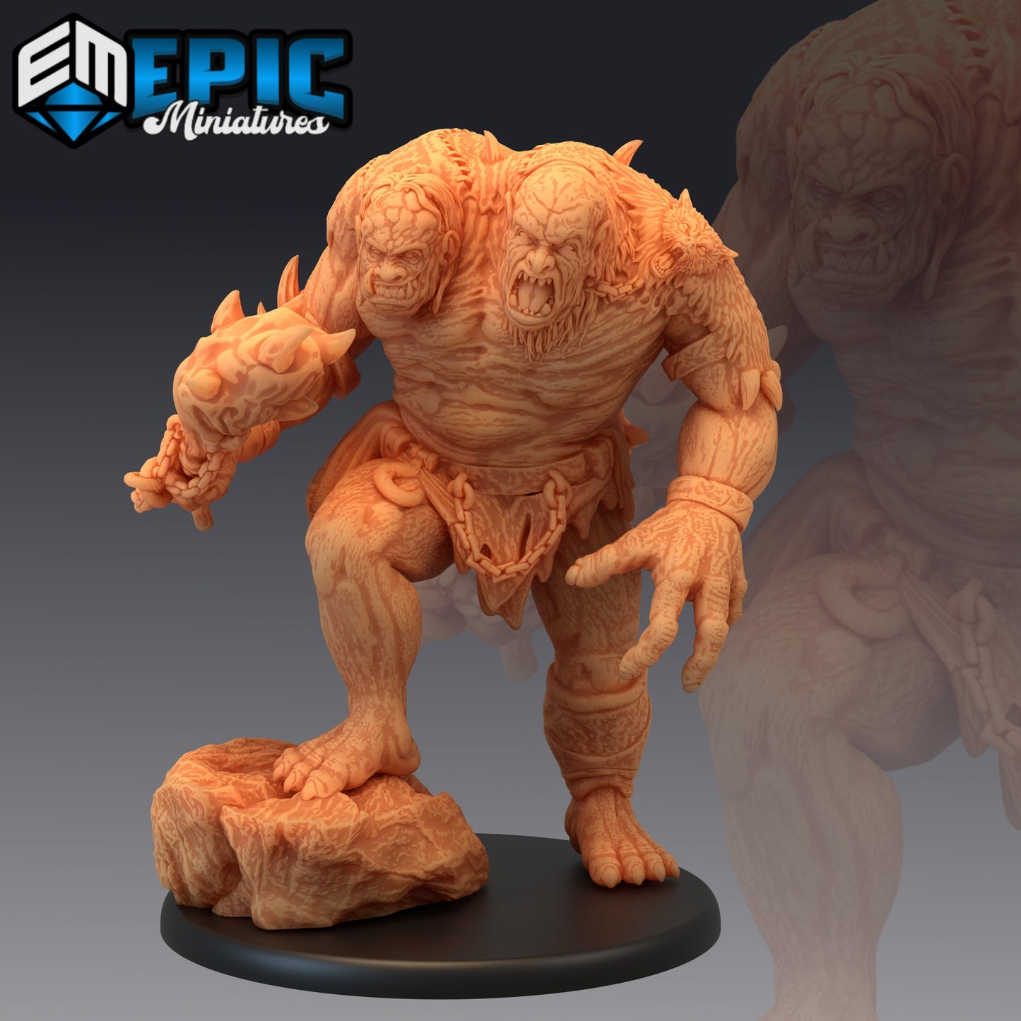 Ettin Ancestor (3 Variants) - Epic Miniatures