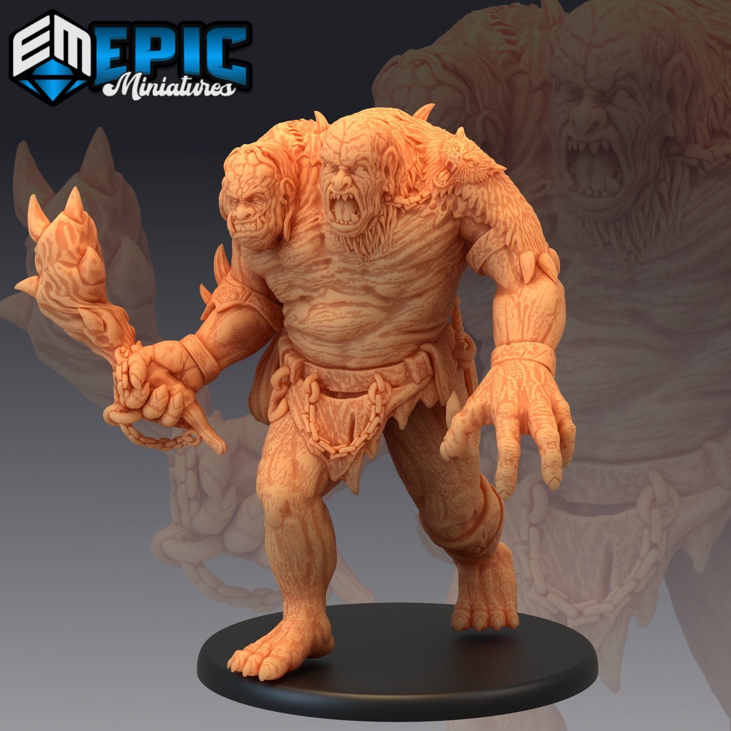 Ettin Ancestor (3 Variants) - Epic Miniatures
