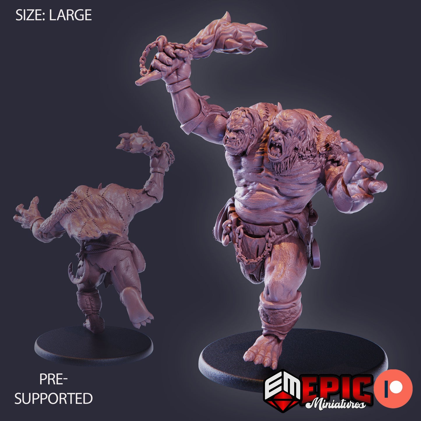 Ettin Ancestor (3 Variants) - Epic Miniatures