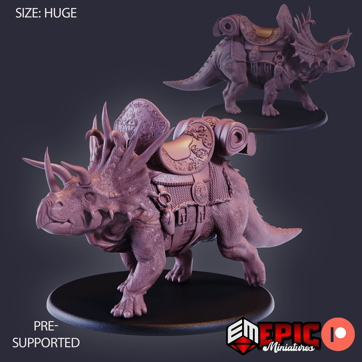 Triceratops (6 Variants) - Epic Miniatures
