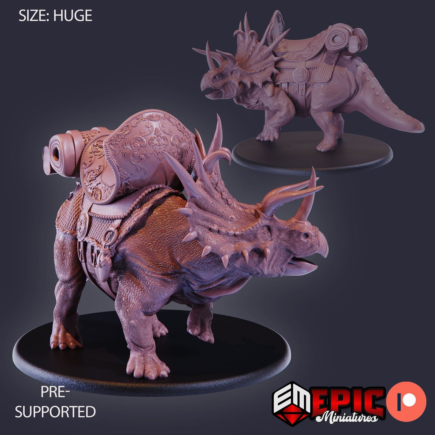 Triceratops (6 Variants) - Epic Miniatures
