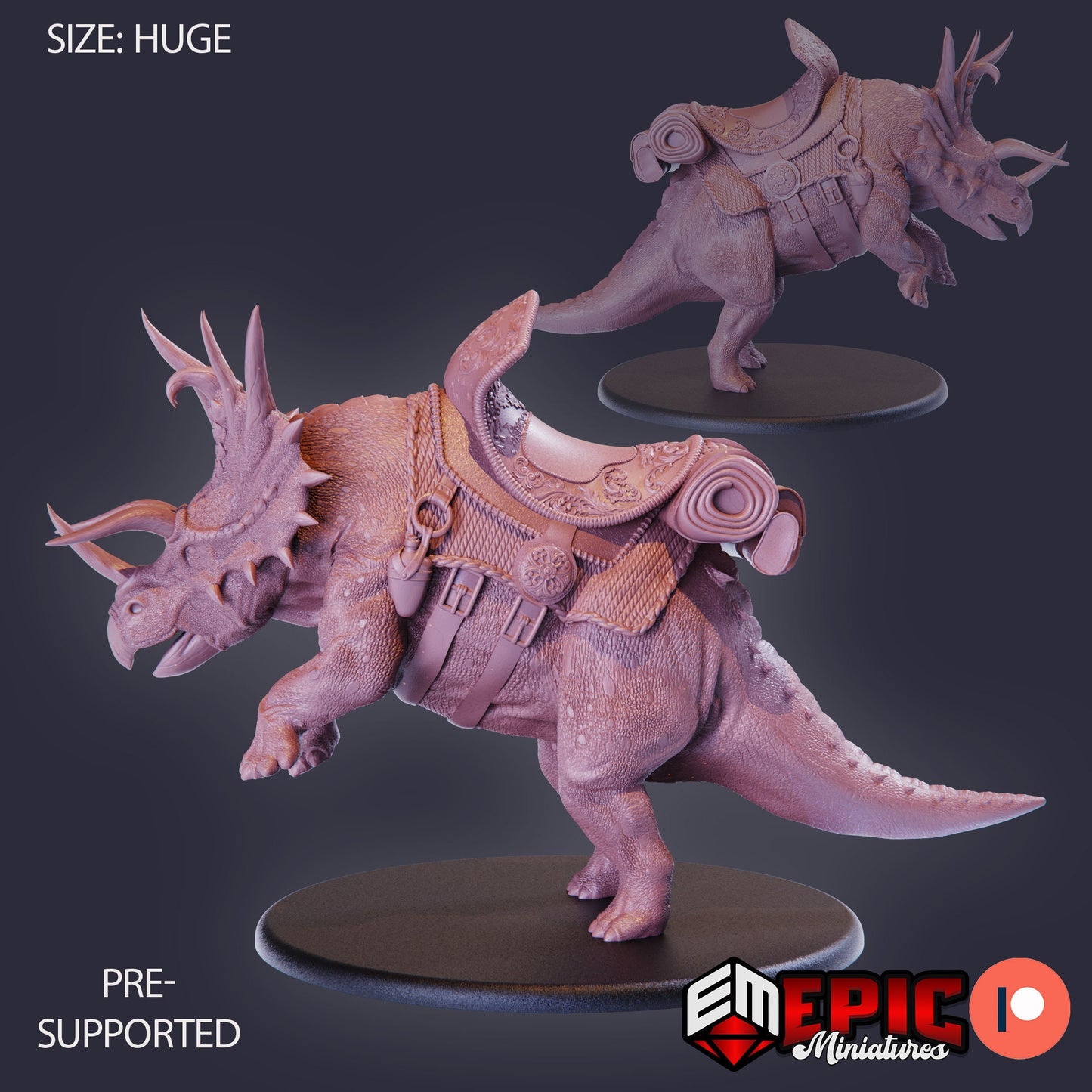 Triceratops (6 Variants) - Epic Miniatures