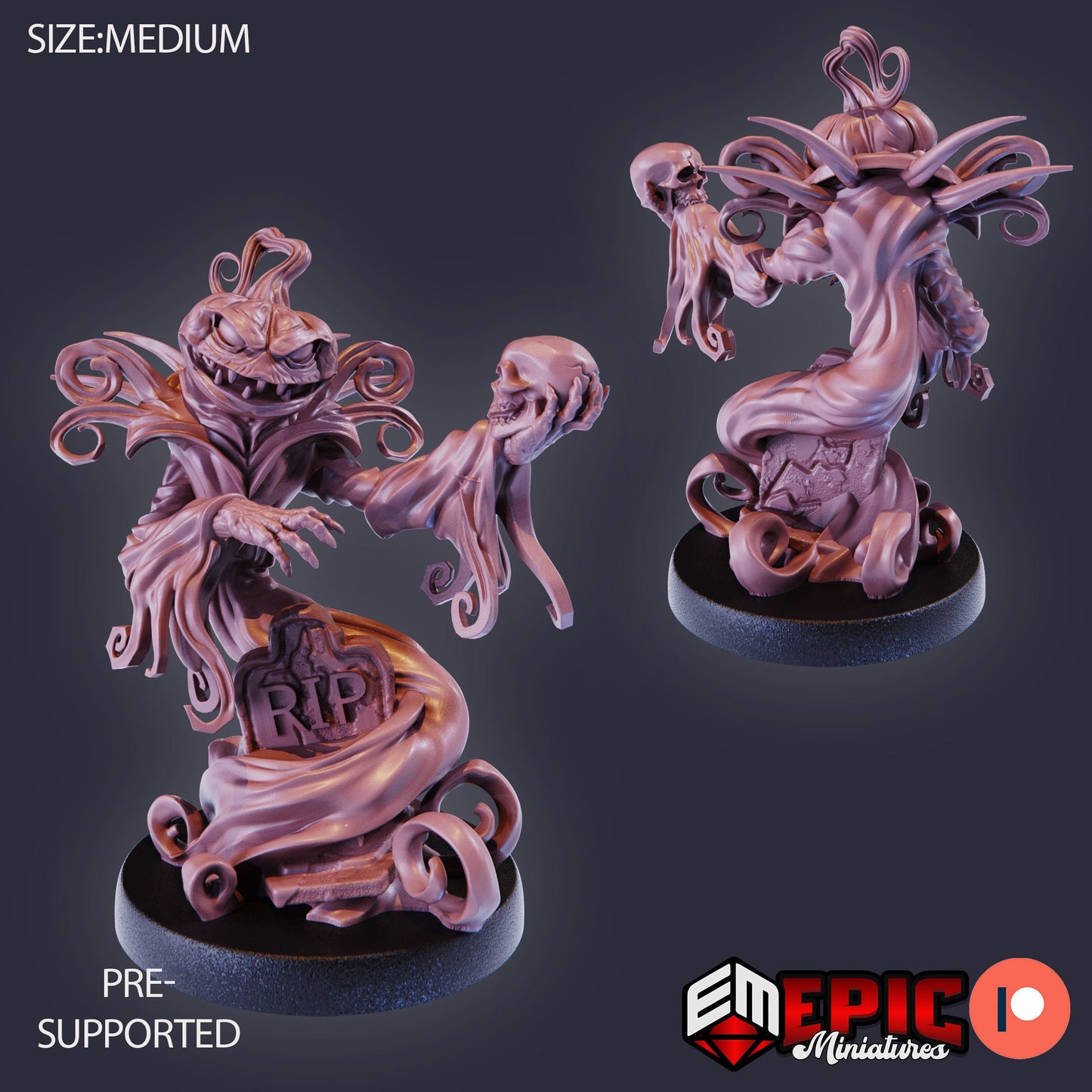 Pumpkin Reaper (5 Variants) - Epic Miniatures