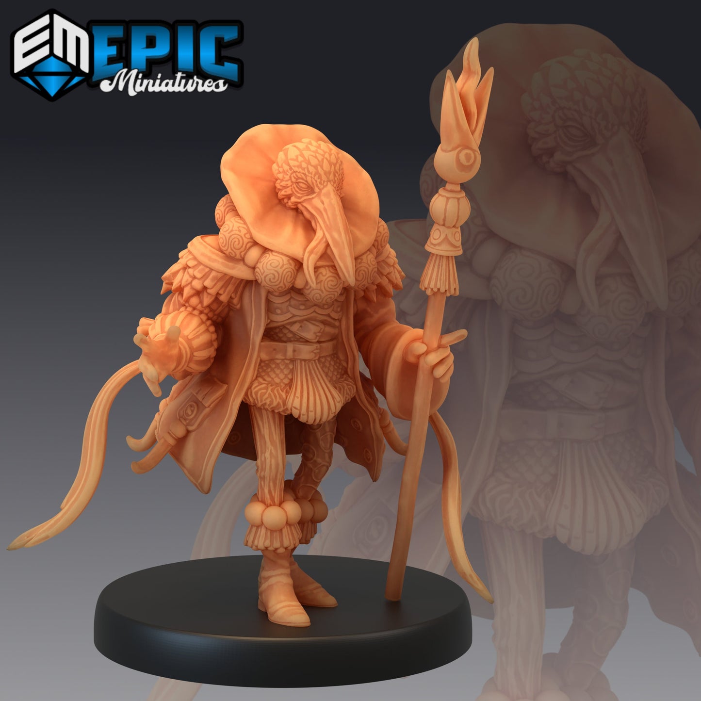 Noble Crane Folk (3 Variants Available) - Epic Miniatures