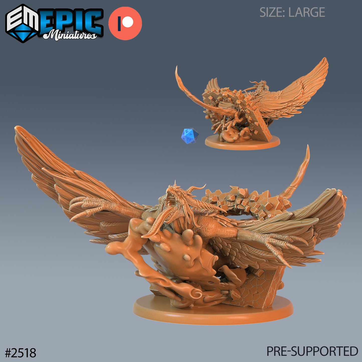 Harpy Beast (3 Variants Available) - Epic Miniatures