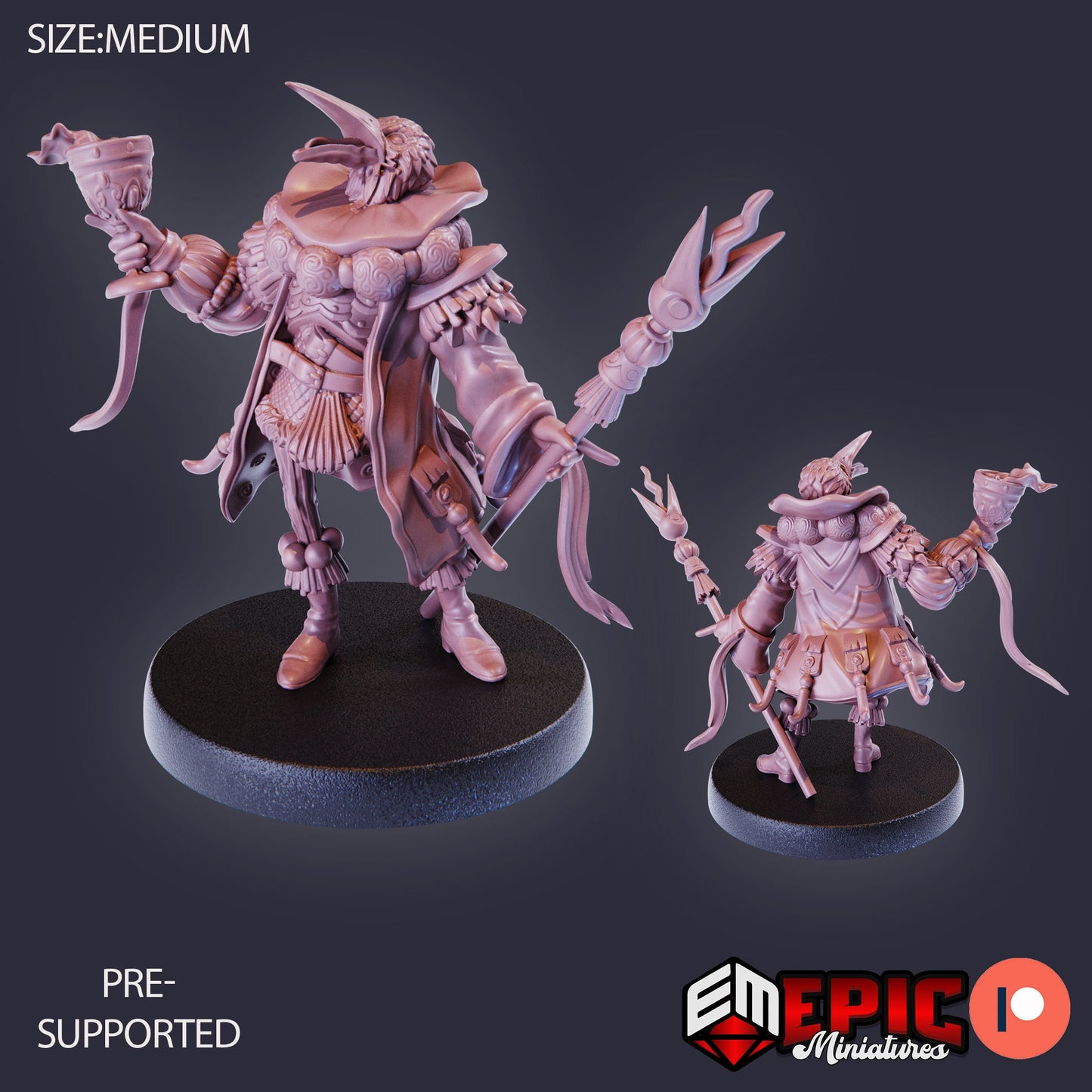 Noble Crane Folk (3 Variants Available) - Epic Miniatures