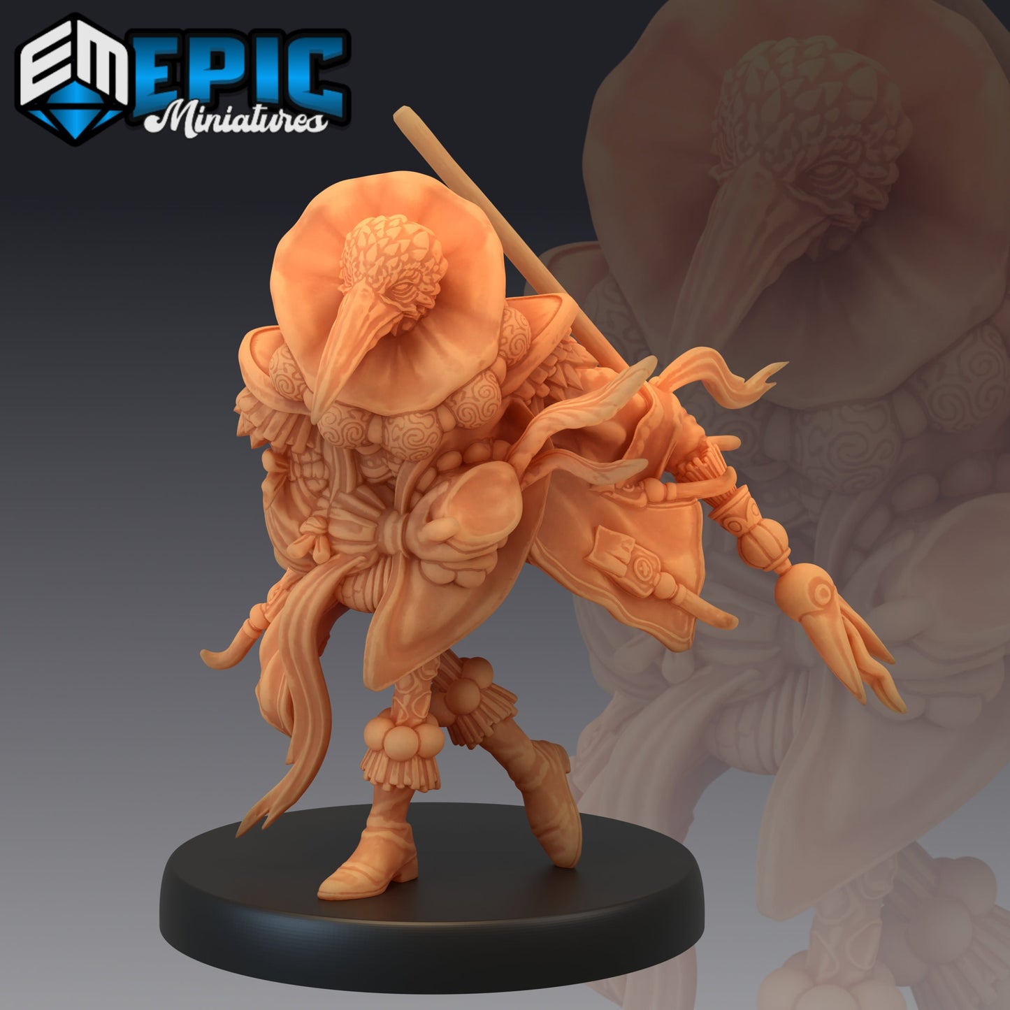 Noble Crane Folk (3 Variants Available) - Epic Miniatures