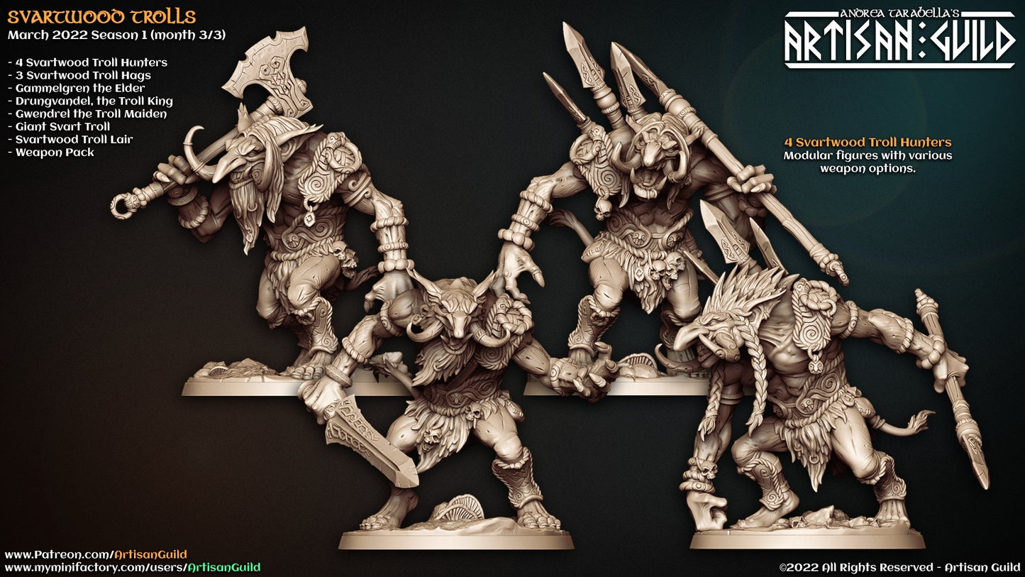 Swartwood Troll Hunters (4 Variants Available) - Artisan Guild