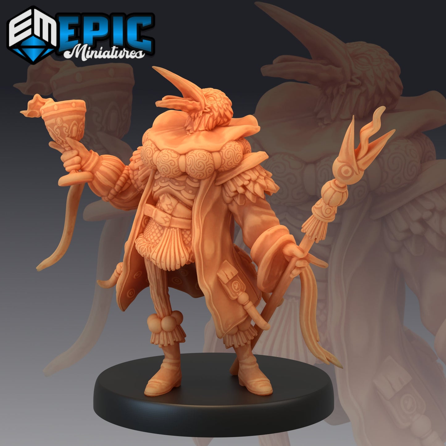 Noble Crane Folk (3 Variants Available) - Epic Miniatures