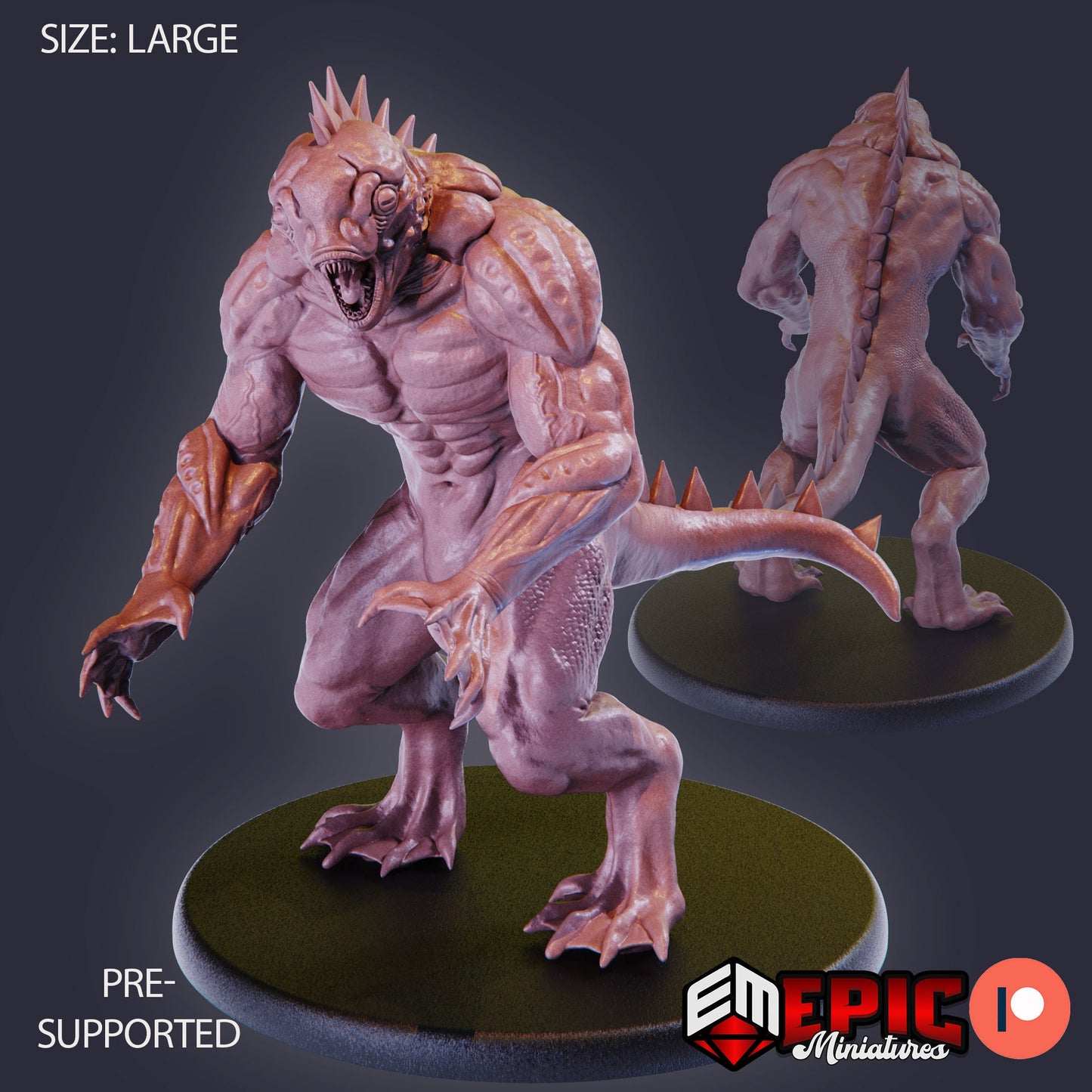 Deep One Abomination (3 Variants Available) - Epic Miniatures