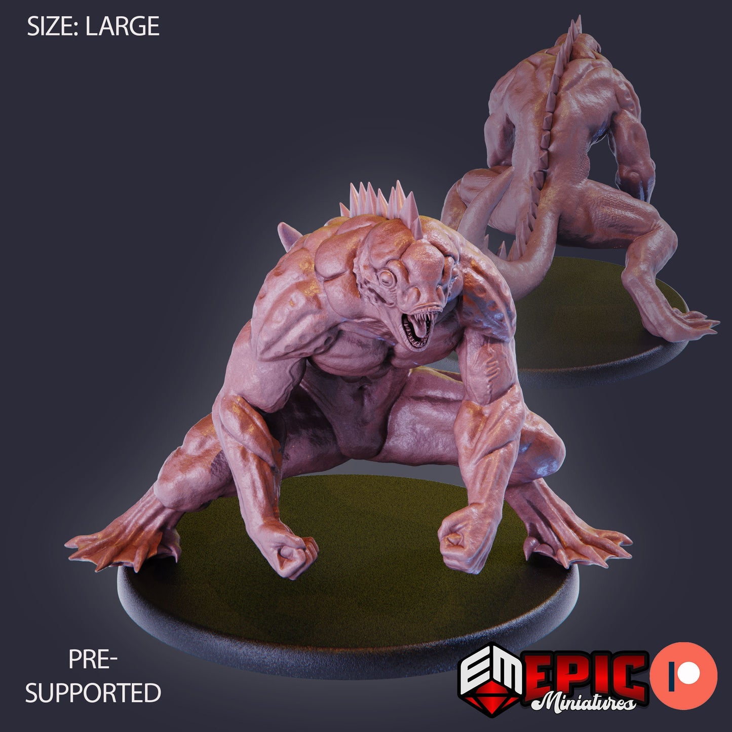 Deep One Abomination (3 Variants Available) - Epic Miniatures