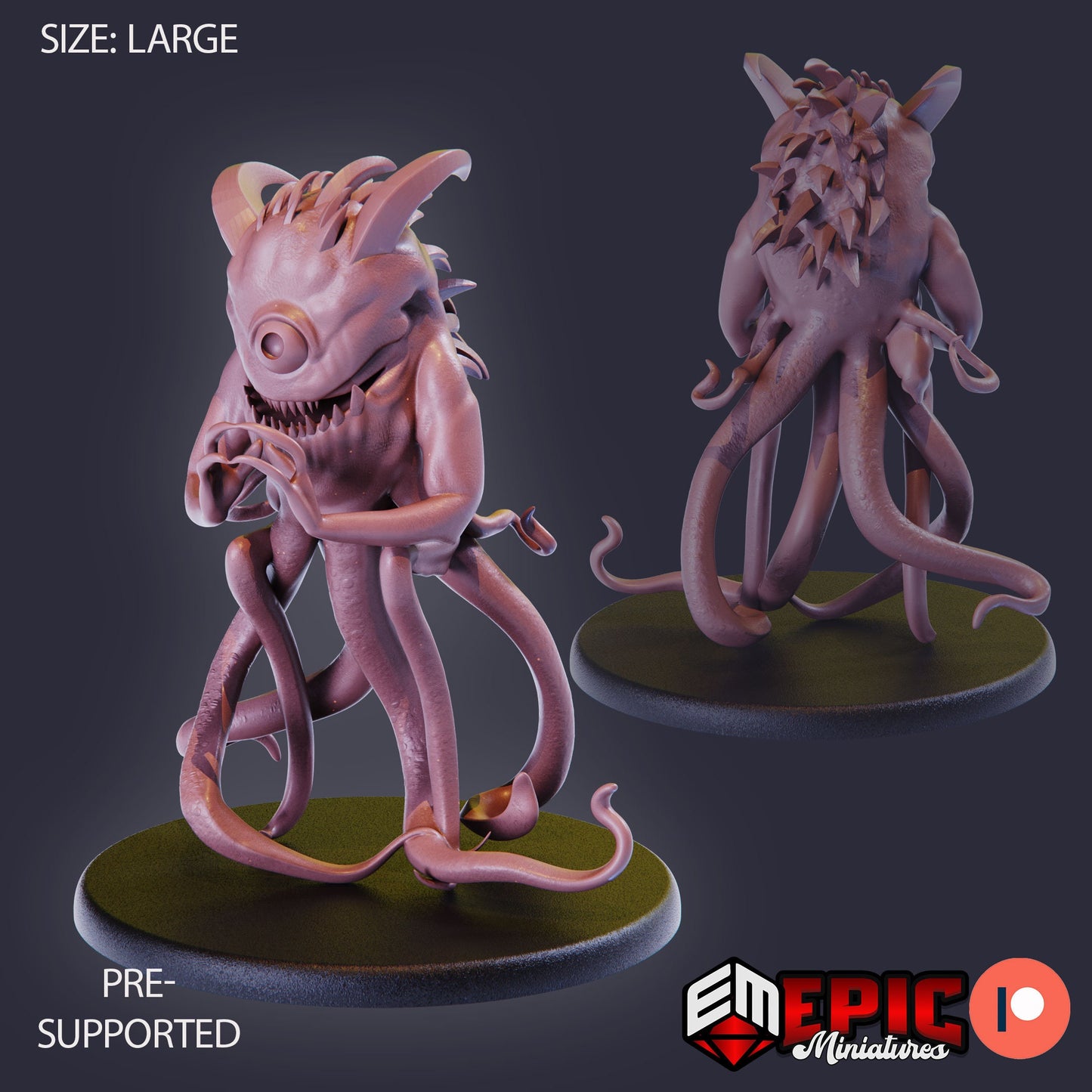 Abyssal Lurker (3 Variants) - Epic Miniatures