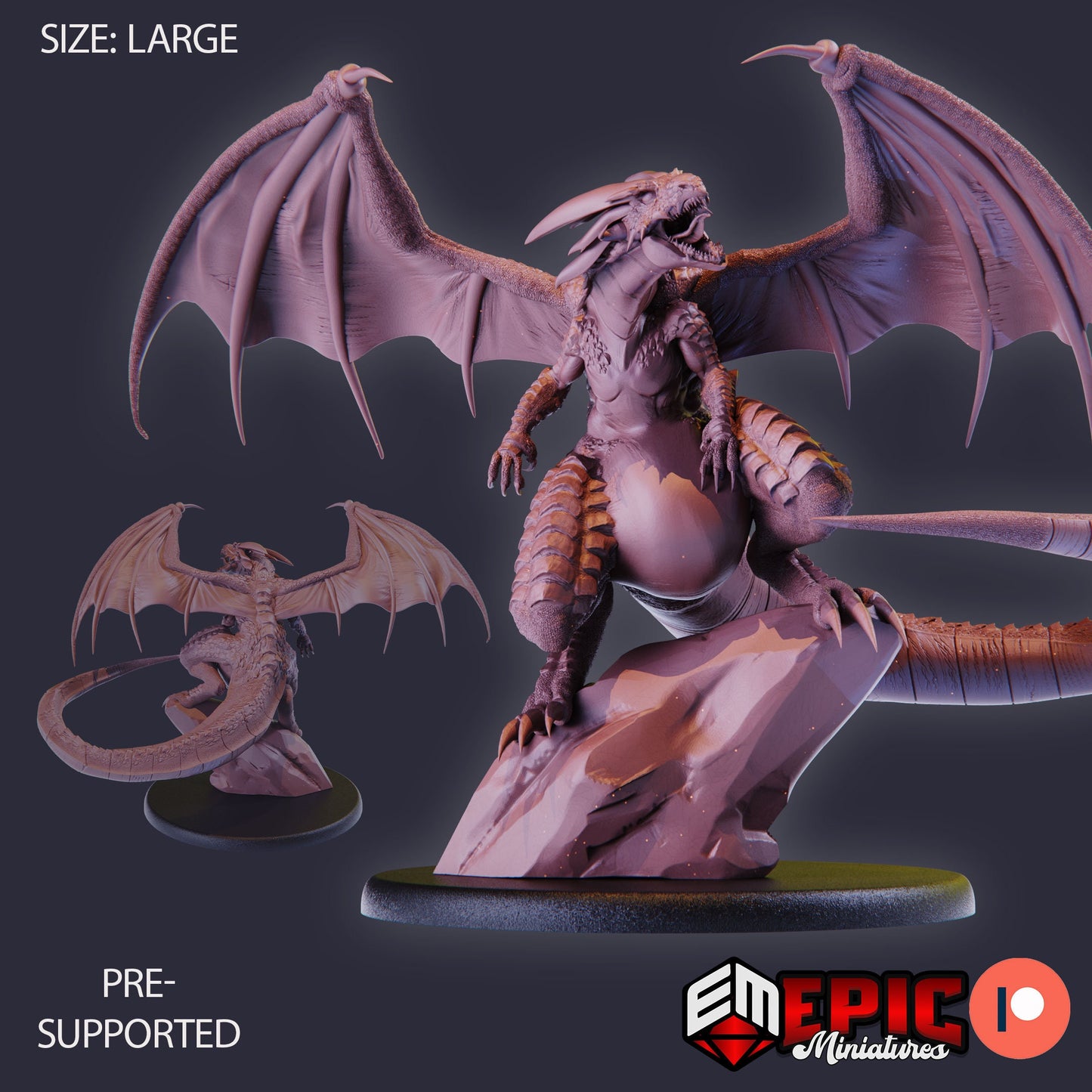Fafnir (4 Variants) - Epic Miniatures