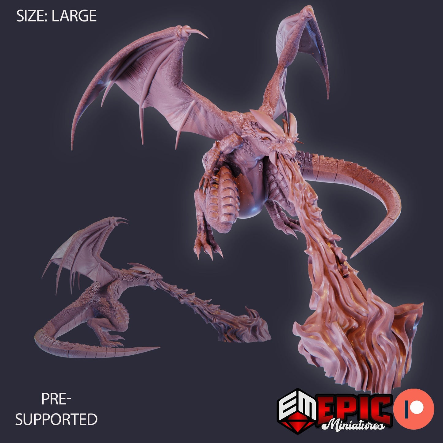 Fafnir (4 Variants) - Epic Miniatures