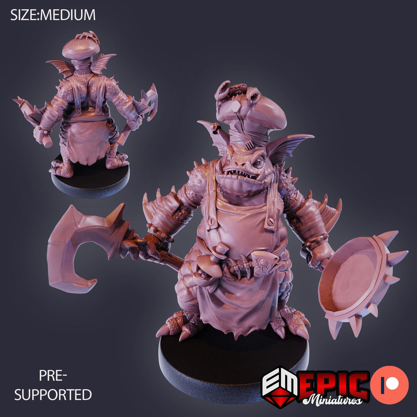 Fishfolk Tavern Cook - Epic Miniatures