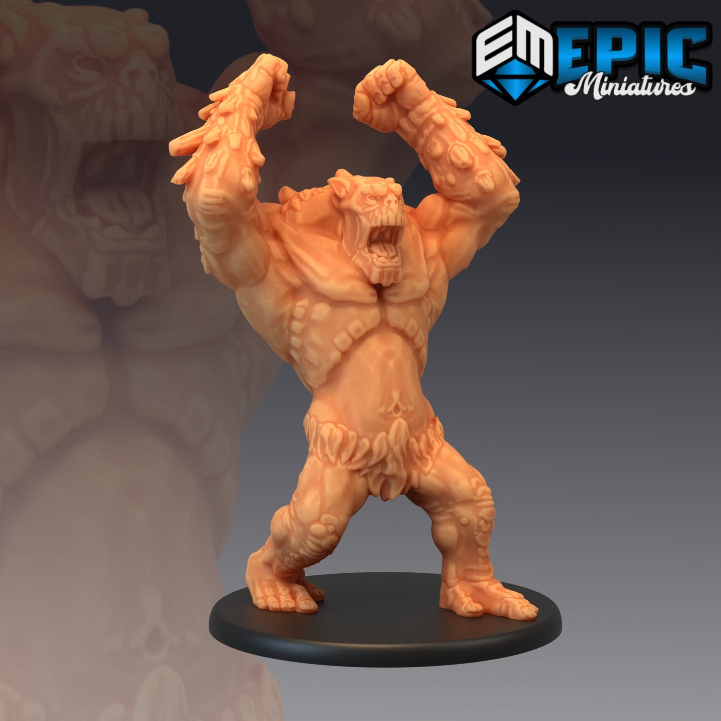Mountain Troll (4 Variants) - Epic Miniatures