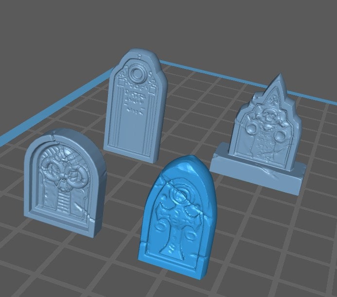 Gravestone Terrain Kit - Epic Miniatures