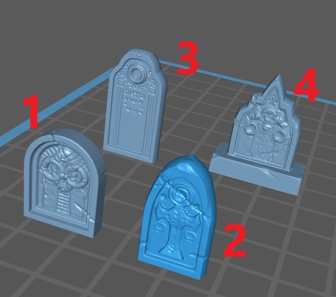 Gravestone Terrain Kit - Epic Miniatures