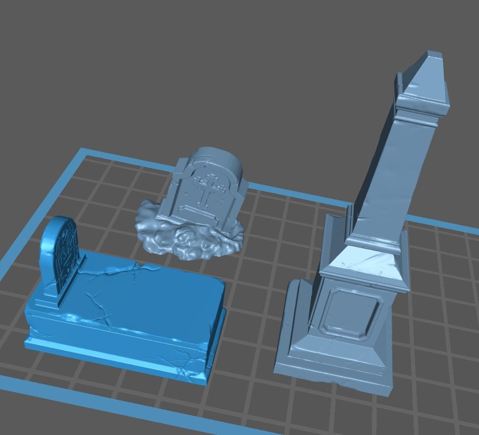 Gravestone Terrain Kit - Epic Miniatures