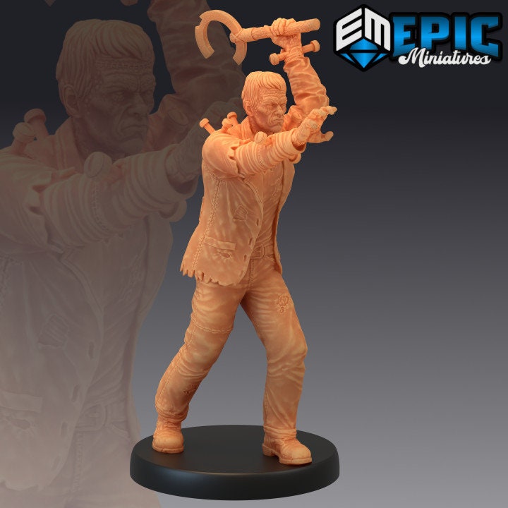 Flesh Golem - The Creature (3 Variants Available) - Epic Miniatures