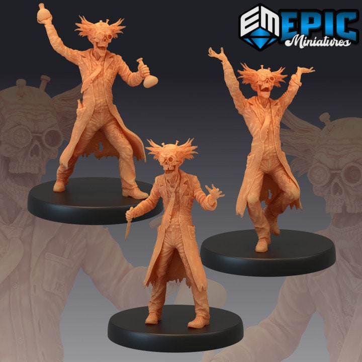 Dr Zombiestein (3 Variants Available) - Epic Miniatures