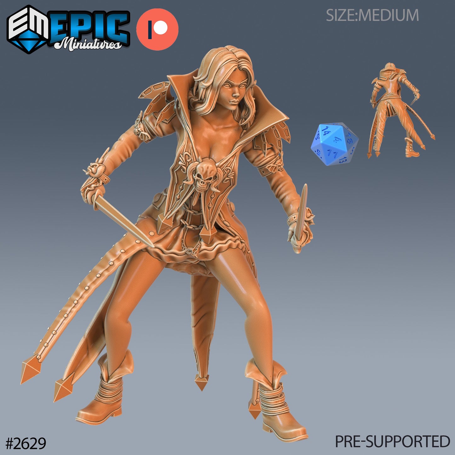 Vampire Princess (3 Variants Available) - Epic Miniatures