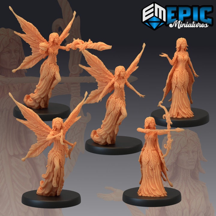 Flower Dryad (5 Variants Available) - Epic Miniatures
