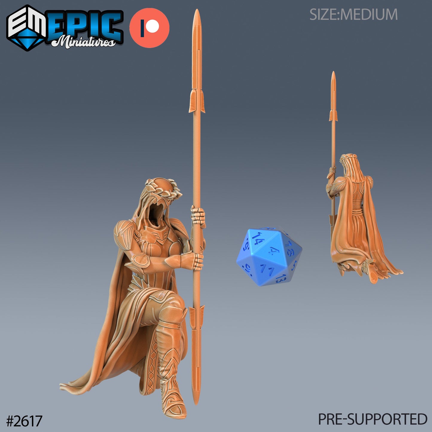 Wraith Female (3 Variants Available) - Epic Miniatures