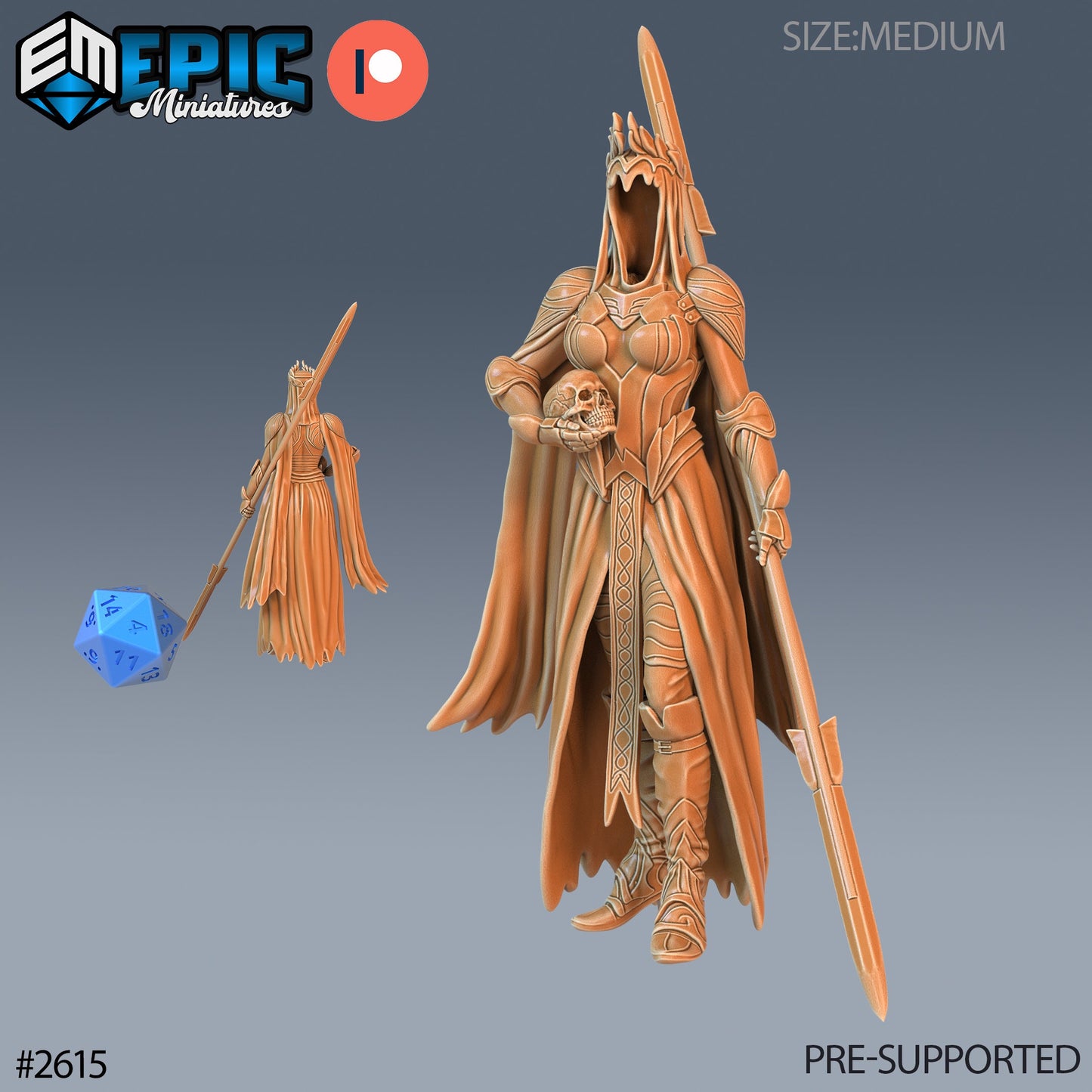 Wraith Female (3 Variants Available) - Epic Miniatures