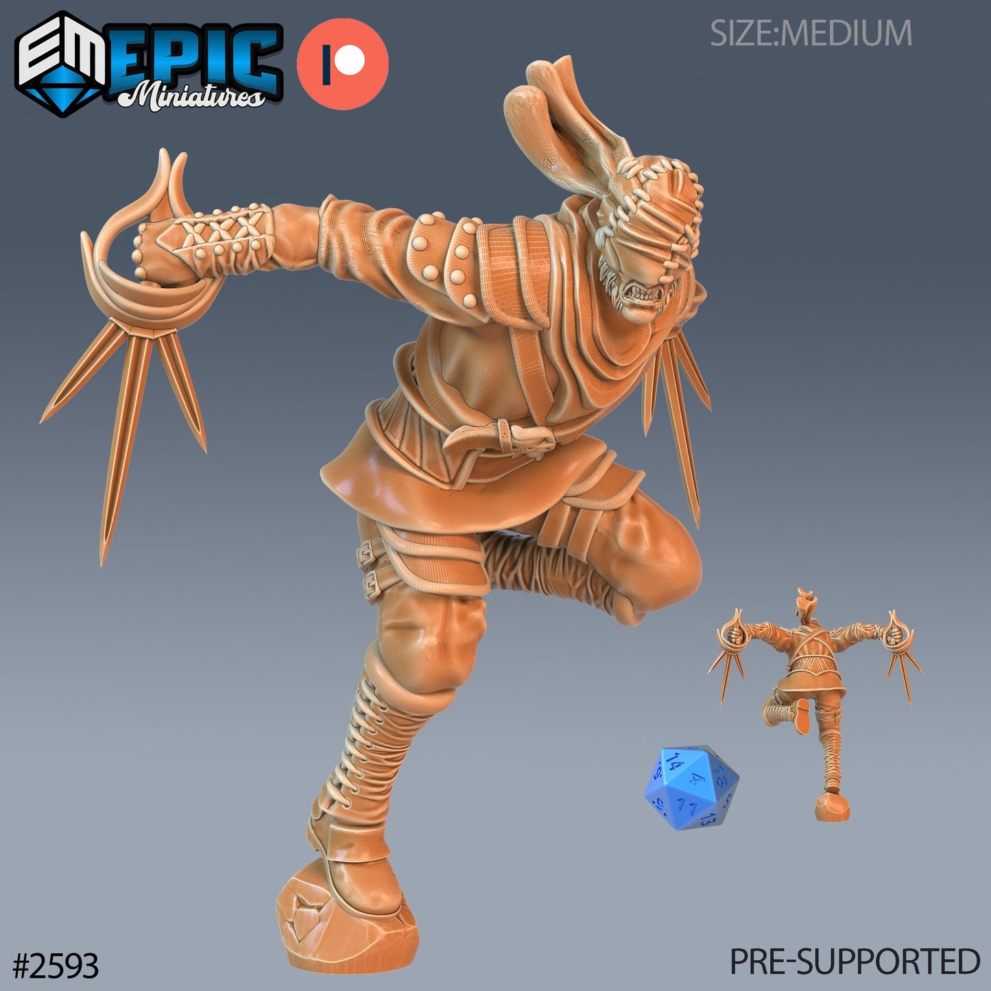 Vampire Assassin (3 Variants Available) - Epic Miniatures